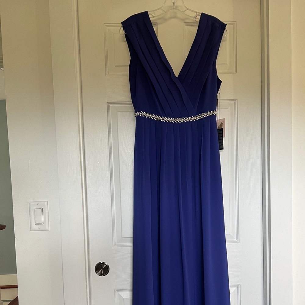 Glam! Beautiful blue semi-formal dress - Size S NWT - Picture 4 of 9